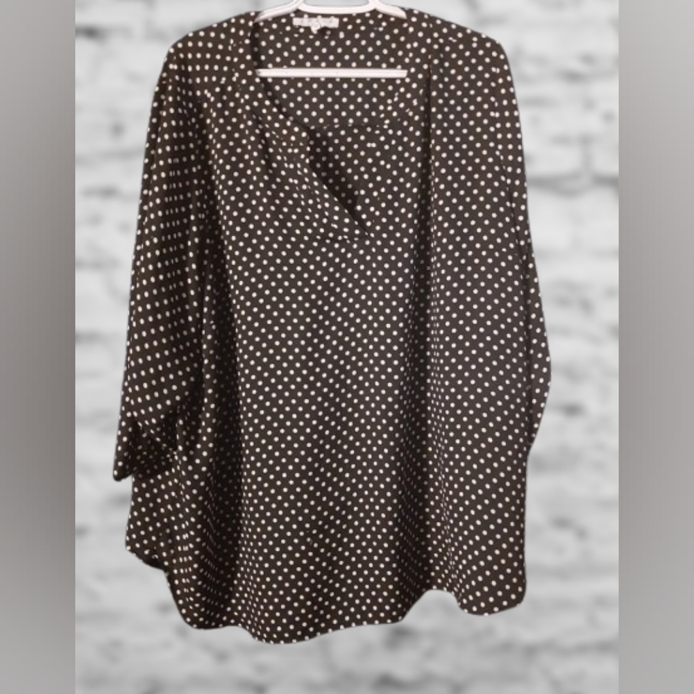Chaus Polka Dot Blouse | Plus Size